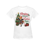 Women's Christmas Tee - Free p&p Worldwide