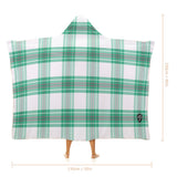 Kids Cosy Tartan Hooded Blanket (40" x 50") - Free p&p Worldwide