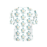Big Girls' All Over Print Crew Neck T-Shirt(T40-2)