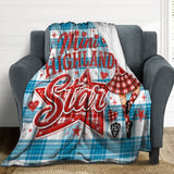Highland Dancer Blanket - Free p&p Worldwide