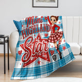 Highland Dancer Blanket - Free p&p Worldwide