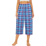 Tartan Cropped Pajama Pants - Free P&P Worldwide
