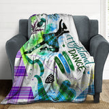 Highland Dancer Blanket - Free p&p Worldwide