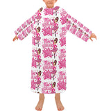 Highland Dancer Kids Blanket Robe with Sleeves - Free P&P Worldwide