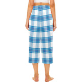 Tartan Cropped Pajama Pants - Free P&P Worldwide