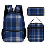 Tartan Kids Backpack, Lunch Bag & Pencil Case - Free p&p Worldwide