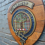 Handmade Clan Whisky Barrel Sign