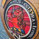 Handmade Clan Whisky Barrel Sign