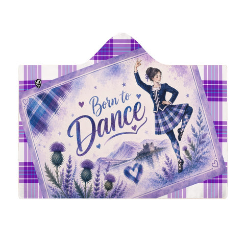 Kids Cosy Tartan Hooded Blanket Free p&p Worldwide