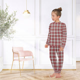 Girls' Tartan Long Pyjama Set - Free P&P Worldwide