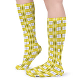 ✨ 'Staffa Sky' Tartan Knee Length Kids Socks (1 Pairs)✨