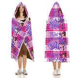 Kids Cosy Tartan Hooded Blanket  Free p&p Worldwide