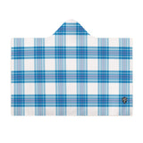 Kids Cosy Tartan Hooded Blanket (40" x 50") - Free p&p Worldwide
