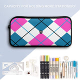 Pink & Blue Plaid - Highland Dancer Kids Tartan Backpack, Lunch Bag & Pencil Case - Free p&p Worldwide