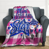 Highland Dancer Blanket - Free p&p Worldwide