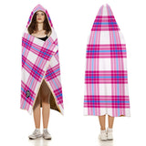 Kids Cosy Tartan Hooded Blanket (40" x 50") - Free p&p Worldwide