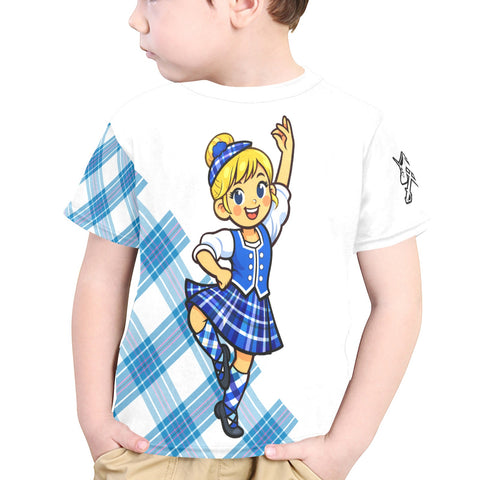 Highland Dancer Kids T-Shirt - Free p&p Worldwide