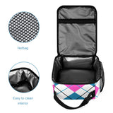 Pink & Blue Plaid - Highland Dancer Kids Tartan Backpack, Lunch Bag & Pencil Case - Free p&p Worldwide