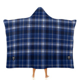 Kids Cosy Tartan Hooded Blanket  Free p&p Worldwide