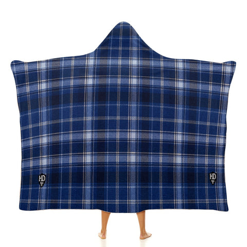 Kids Cosy Tartan Hooded Blanket  Free p&p Worldwide