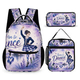 Highland Dancer Kids Backpack, Lunch Bag & Pencil Case - Free p&p Worldwide