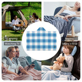 Kids Cosy Tartan Hooded Blanket (40" x 50") - Free p&p Worldwide