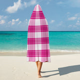 Kids Cosy Tartan Hooded Blanket (40" x 50") - Free p&p Worldwide