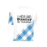 Highland Dancer Youth Crew Neck T-Shirt - FREE p&p Worldwide