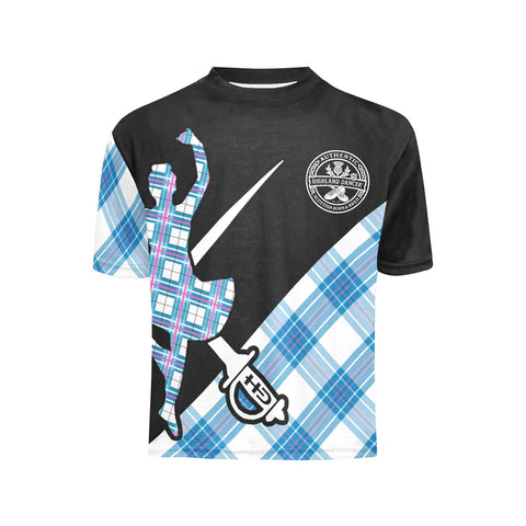 Highland Dancer Youth Crew Neck T-Shirt - FREE p&p Worldwide