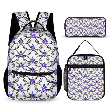 Gigha Sky Leap Tartan Dancer - Highland Dancer Kids Tartan Backpack, Lunch Bag & Pencil Case - Free p&p Worldwide