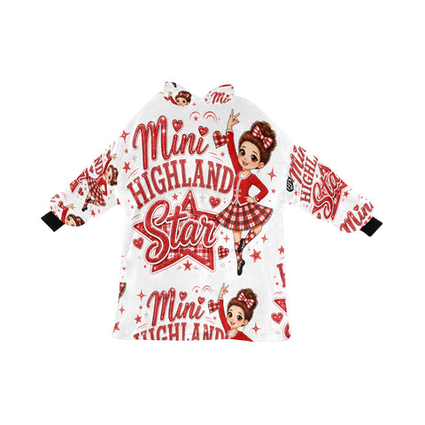 Highland Dancer Blanket Hoodie for Kids - FREE p&p Worldwide