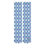 ✨ 'Bute Sky' Tartan Knee Length Kids Socks (1 Pairs)✨