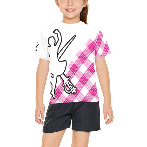 Highland Dancer Youth Crew Neck T-Shirt - FREE p&p Worldwide