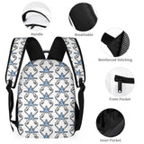 Blue Leap Tartan dancer - Highland Dancer Kids Tartan Backpack, Lunch Bag & Pencil Case - Free p&p Worldwide
