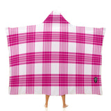 Kids Cosy Tartan Hooded Blanket (40" x 50") - Free p&p Worldwide