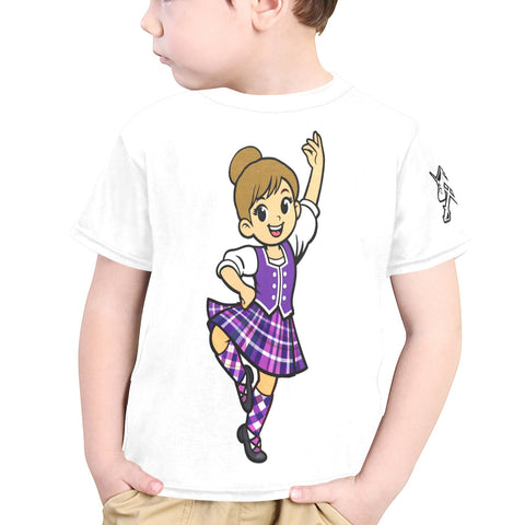 Highland Dancer Kids T-Shirt - Free p&p Worldwide
