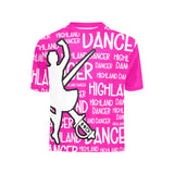 Highland Dancer Youth Crew Neck T-Shirt - FREE p&p Worldwide