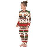 Girls' Tartan Long Pyjama Set - Free P&P Worldwide
