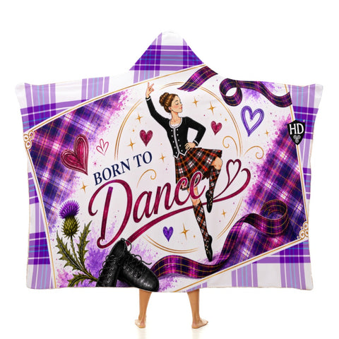 Kids Cosy Tartan Hooded Blanket Free p&p Worldwide