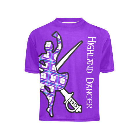 Highland Dancer Youth Crew Neck T-Shirt - FREE p&p Worldwide