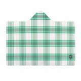 Kids Cosy Tartan Hooded Blanket (40" x 50") - Free p&p Worldwide