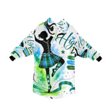 Highland Dancer Blanket Hoodie for Adult - Free p&p Worldwide