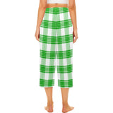 Tartan Cropped Pajama Pants - Free P&P Worldwide