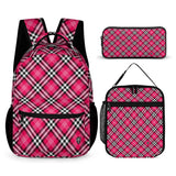 Highland Dancer Kids Tartan Backpack, Lunch Bag & Pencil Case - Free p&p Worldwide