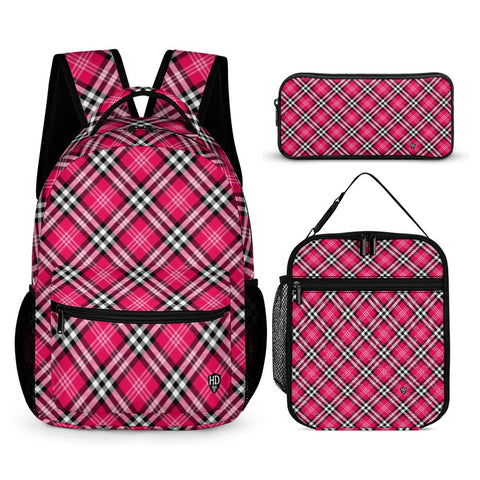 Highland Dancer Kids Tartan Backpack, Lunch Bag & Pencil Case - Free p&p Worldwide