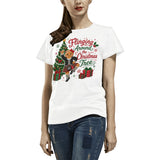 Women's Christmas Tee - Free p&p Worldwide