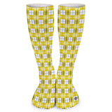 ✨ 'Staffa Sky' Tartan Knee Length Kids Socks (1 Pairs)✨