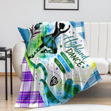Highland Dancer Blanket - Free p&p Worldwide