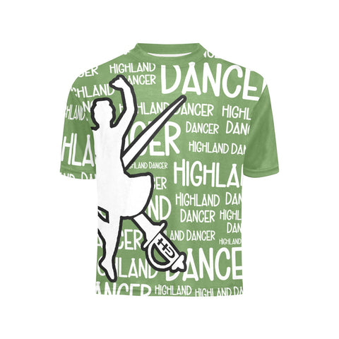 Highland Dancer Youth Crew Neck T-Shirt - FREE p&p Worldwide