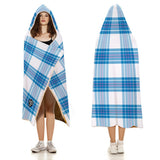Kids Cosy Tartan Hooded Blanket (40" x 50") - Free p&p Worldwide
